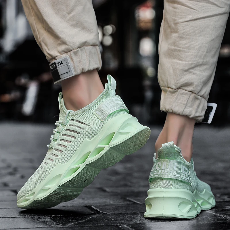 Casual Sneakers Men Running Shoes Paltforms Increasing Height Breathable Comfortable Walking Shoes Lightweight Lace-up