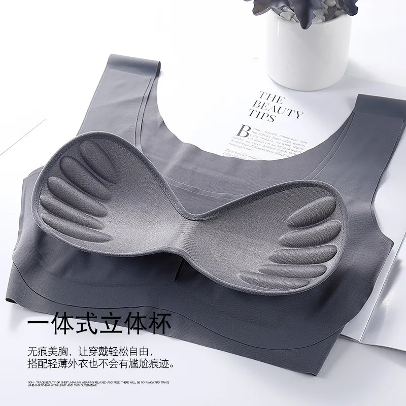 Женский бюстгальтер для фитнеса пуш ап майка Топ без косточек спортивный с