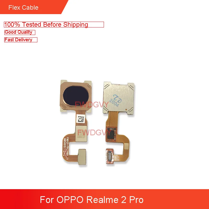 Замена для OPPO Realme 2 Pro сенсор отпечатков пальцев Кнопка Домой сенсорный ID гибкий