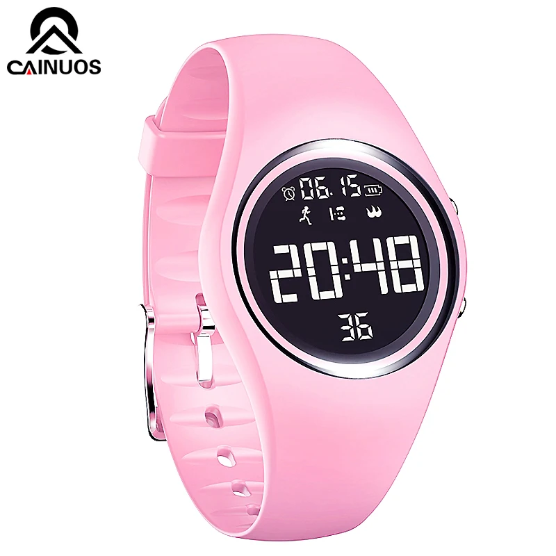 CAINUOS Мода Личность часы Водонепроницаемый Обнаружение движения здоровья Смарт