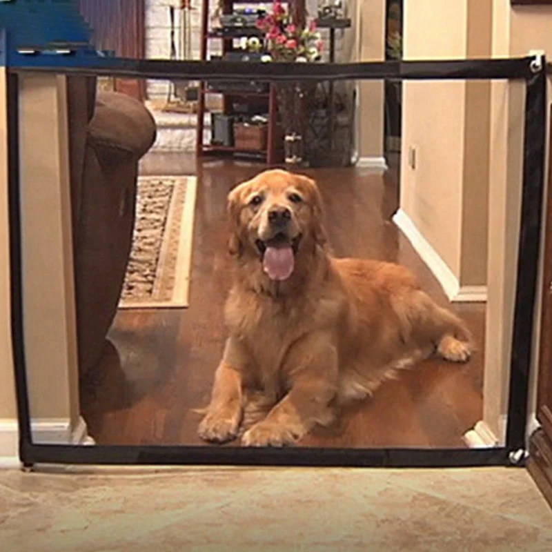 

Домашнего питомца Ограждения для собак домашних животных Изолированная сеть Лестницы ворота Складная сетчатая многоугольный игровой басс...