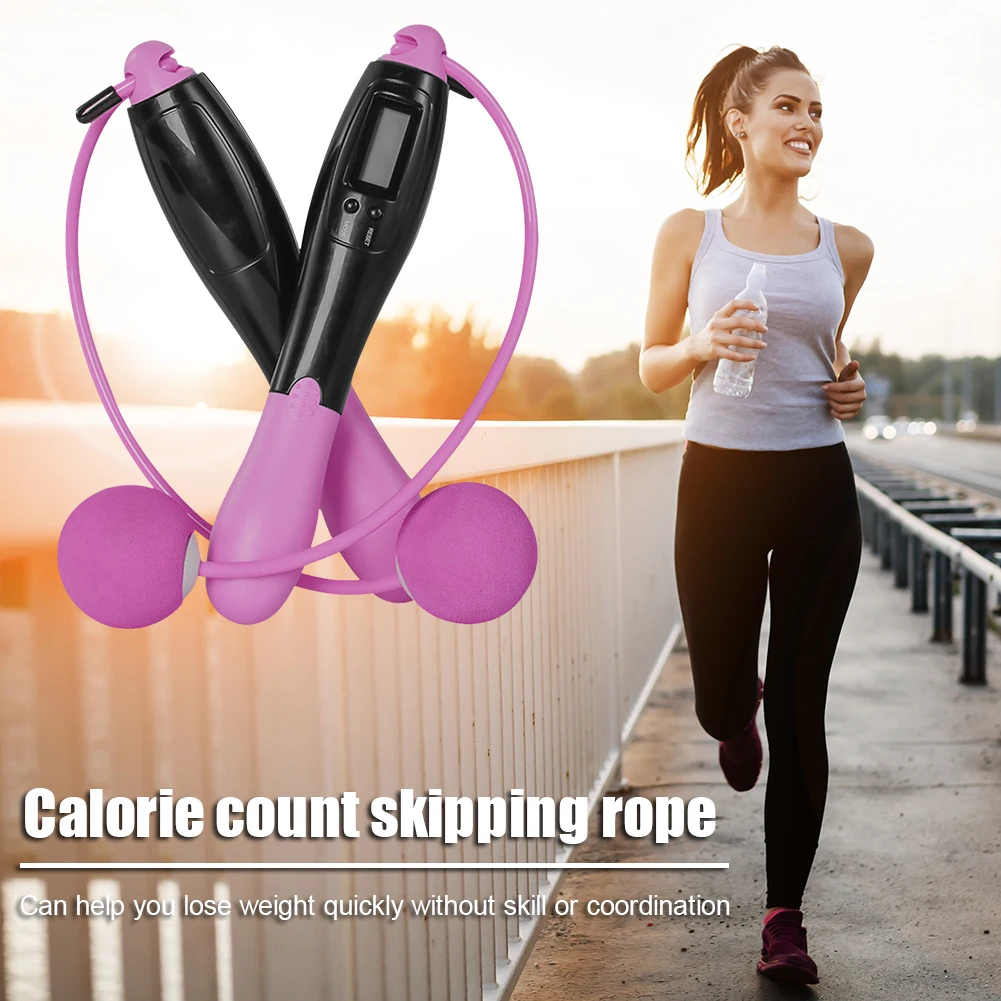 

Workout Equipment Professional Jump Rope with Electronic Counter Skipping Rope Skipping Rope Gym Fitness Home Exercise