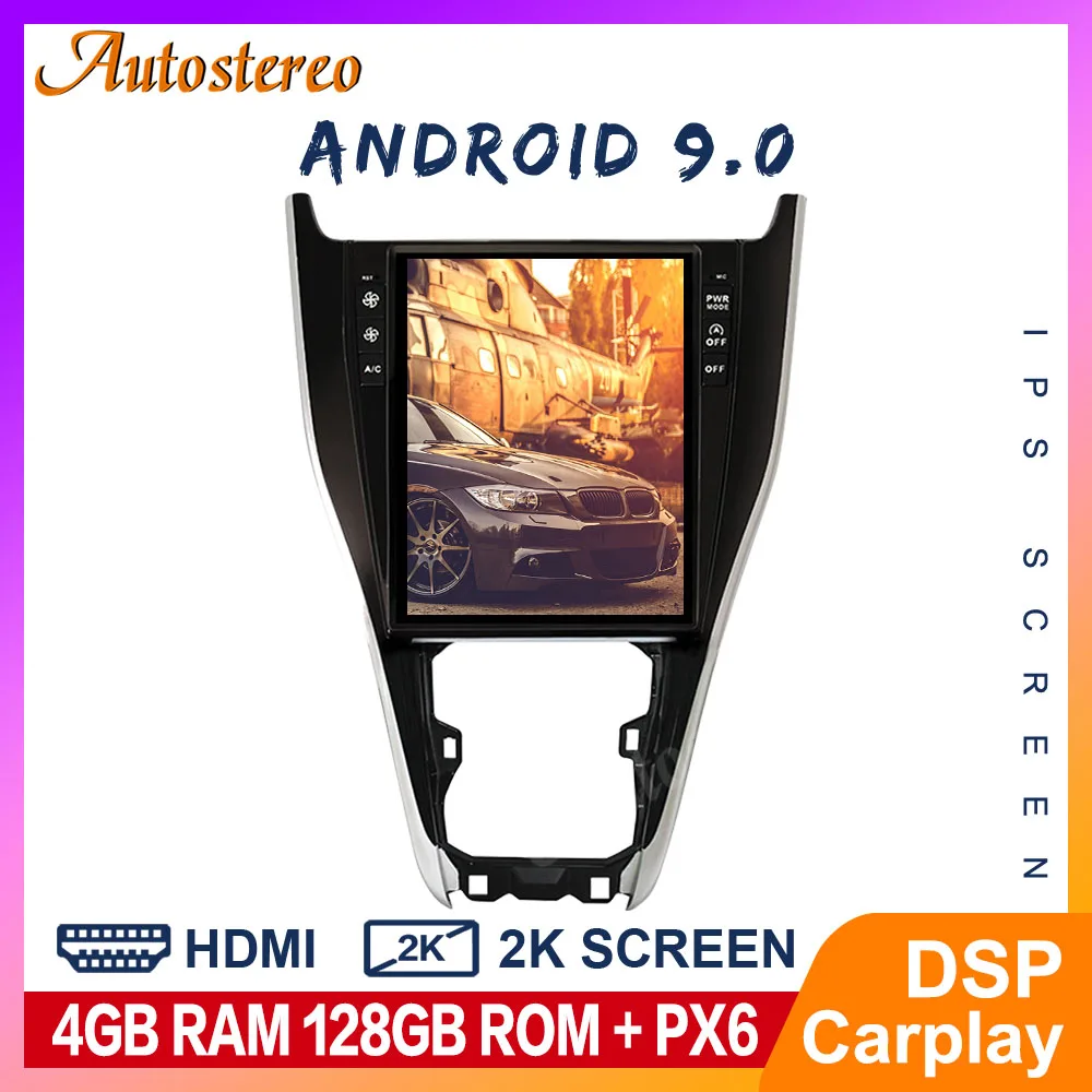 

Android 9,0 4 + 128G Tesla Style IPS Авторадио Стерео для TOYOTA Harrier 2013-2019 Автомобильный GPS-навигатор головное устройство мультимедийный плеер