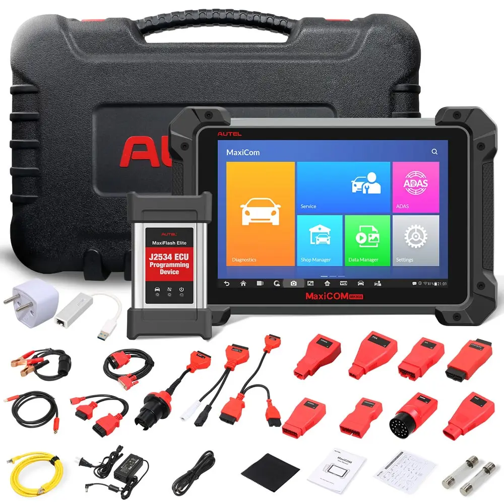 Autel MaxiCOM MK908P Pro полный диагностический инструмент J2534 ECU программирование PK Maxisys Elite