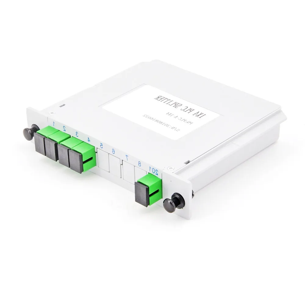 SC APC PLC 1X4 разветвитель оптоволоконный блок FTTH с плоский волновой Тип оптический -