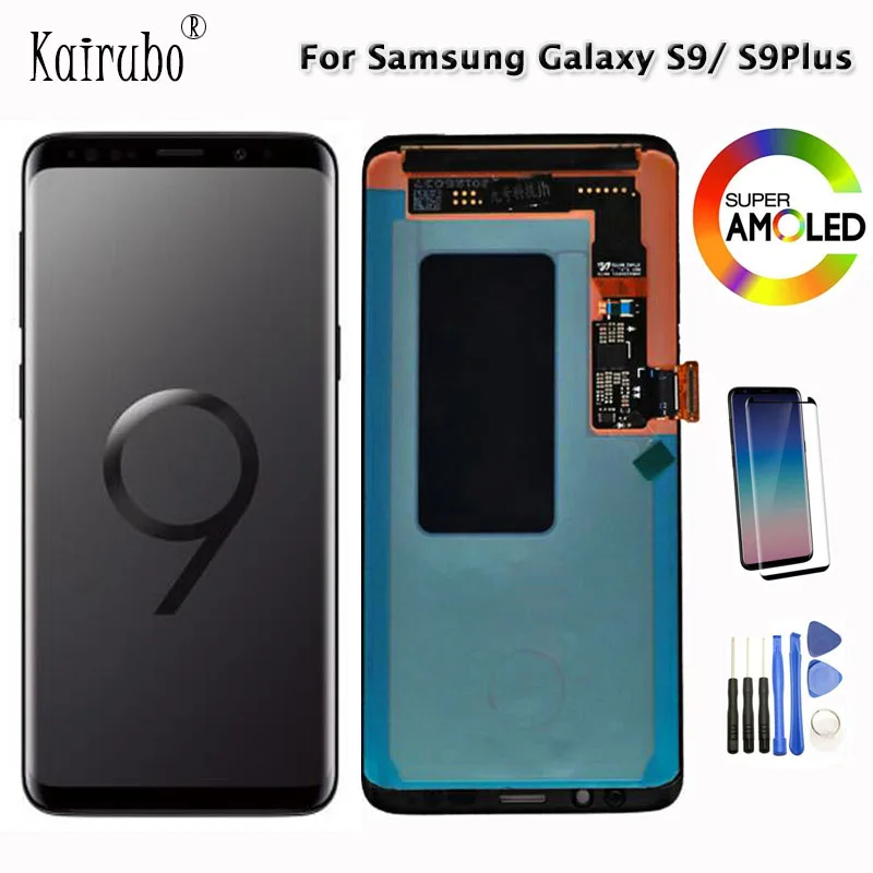 ЖК дисплей AMOLED с рамкой для SAMSUNG S9 Plus G9650 2960*1440 6 2 дюйма качество ААА сенсорный