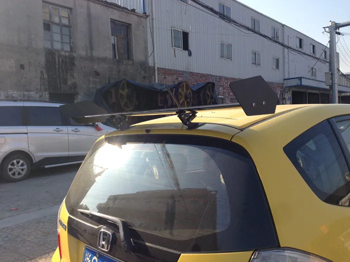 

Automobile tail single layer tail no punch clip tail hatchback rear wing