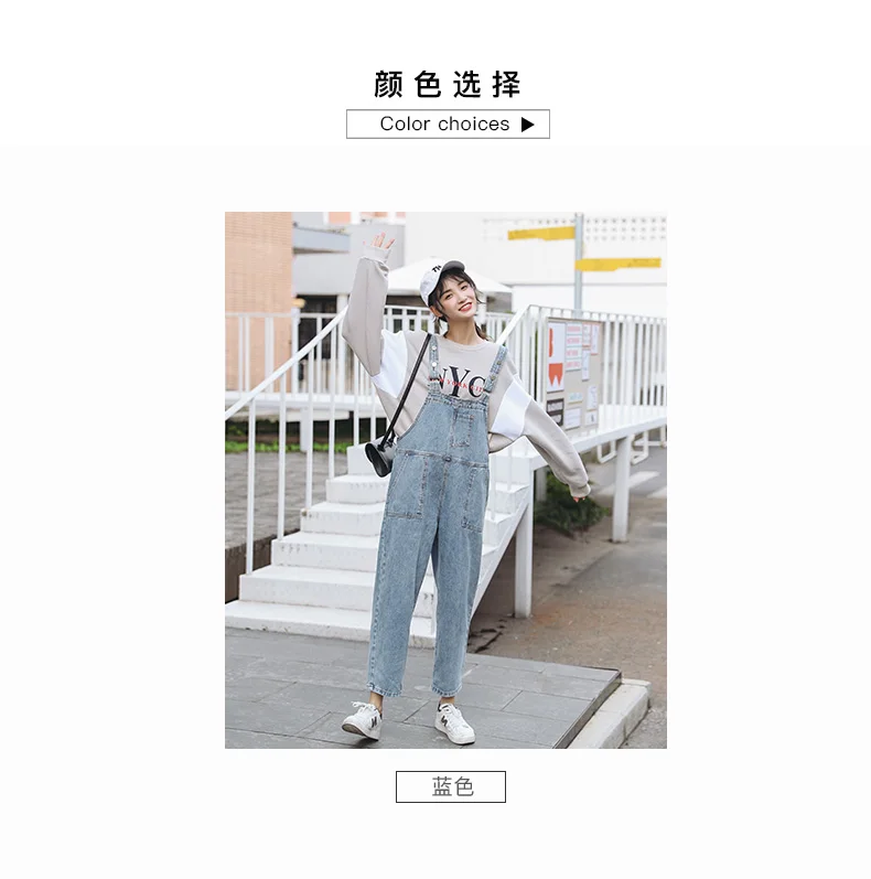 

2020 new autumn Women elegant Overalls Cool Denim Jumpsuit Casual Jeans Sleeveless jumpsuit summer Rompers