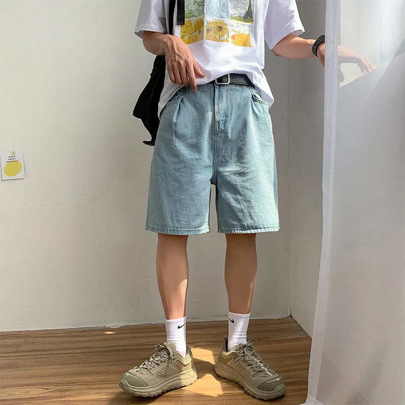 

New Men's Jeans Summer Shorts Men's Jeans Pants Jeans Leg Straight Men shorts Jeans Short Pants SkinnyPant Denim Size M-2XL