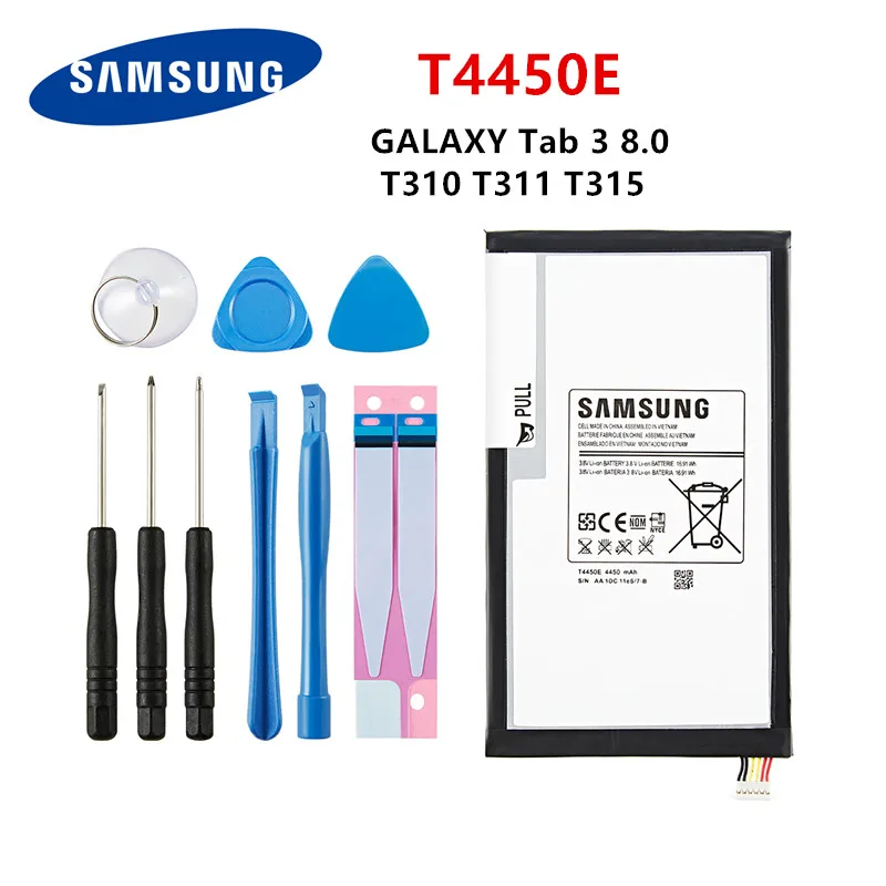 Планшет SAMSUNG Orginal T4450E аккумулятор 4450 мАч для Samsung Galaxy Tab 3 8 0 ''T310 T311 T315 SM T310 T3110 E0288