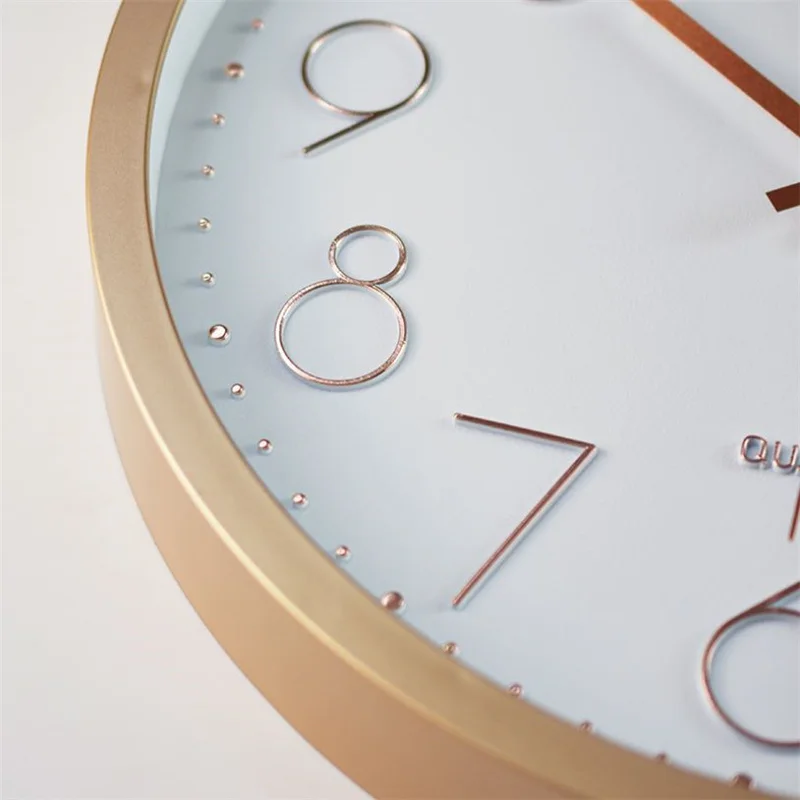 Пластиковые бесшумные настенные часы современный дизайн креативные гостиная 3D