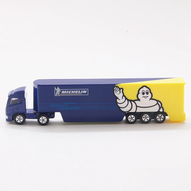 S01 Takara Tomy Tomica грузовик с двигателем Michelin 15 см длинный металлический Литая машина