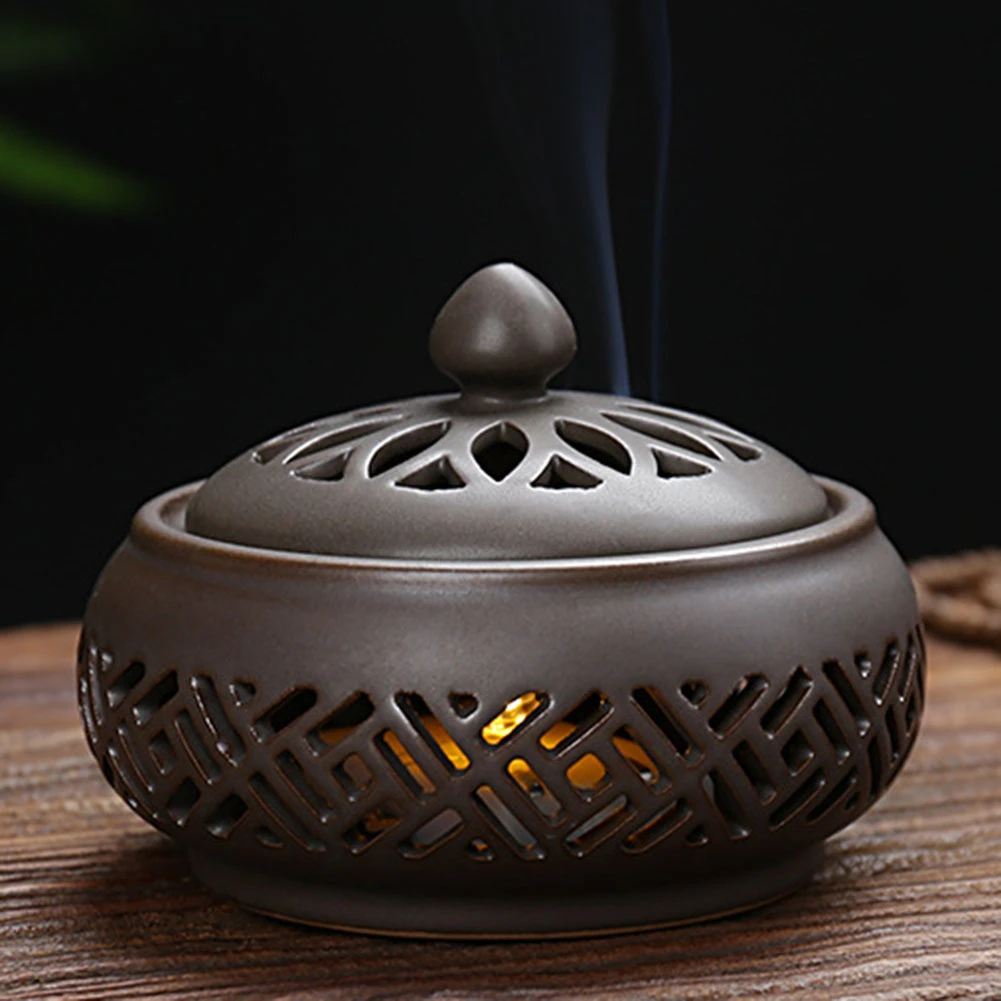 Керамический держатель для благовоний палочка горелки конусная катушка лоток