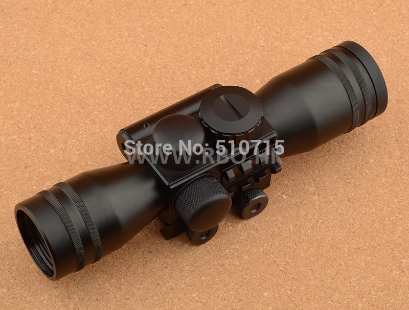 Винтовочный прицел 4X32 и красный лазерный для базового крепления Пикатинни 20 мм