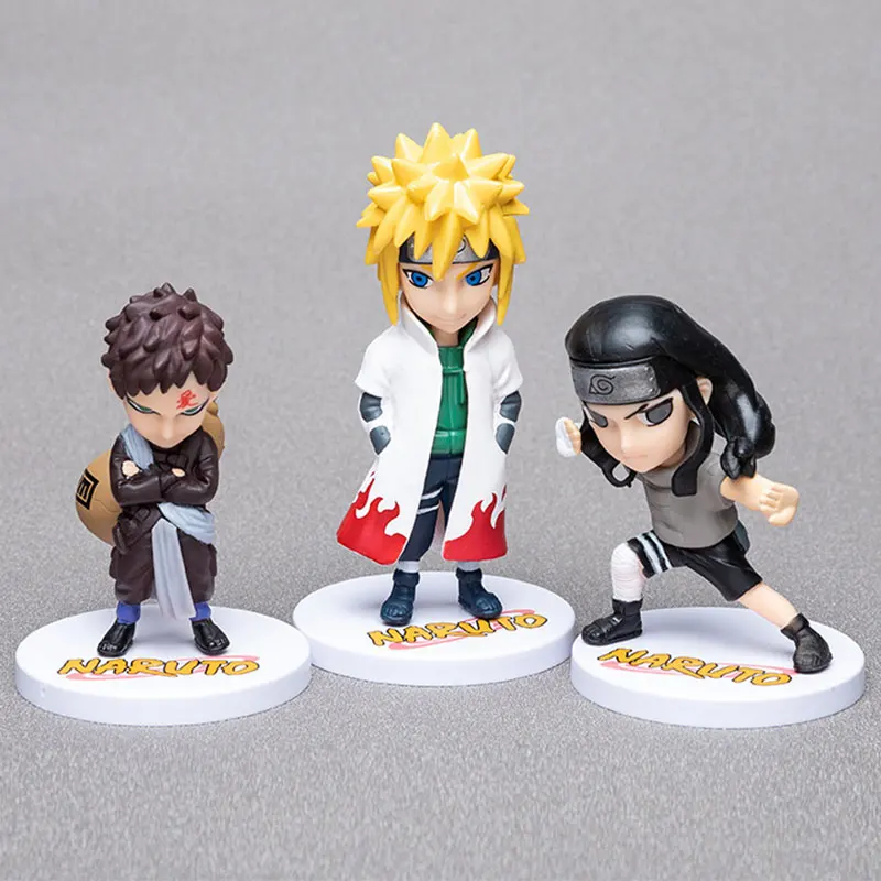 Домашние маленькие украшения мультяшная фигурка Наруто Гаара ли Какаши Нинджи