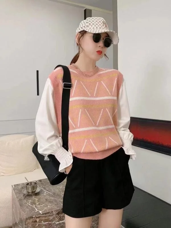 

Sweater Vest Women Women's Clothing Autumn New European Goods Fashion Loose