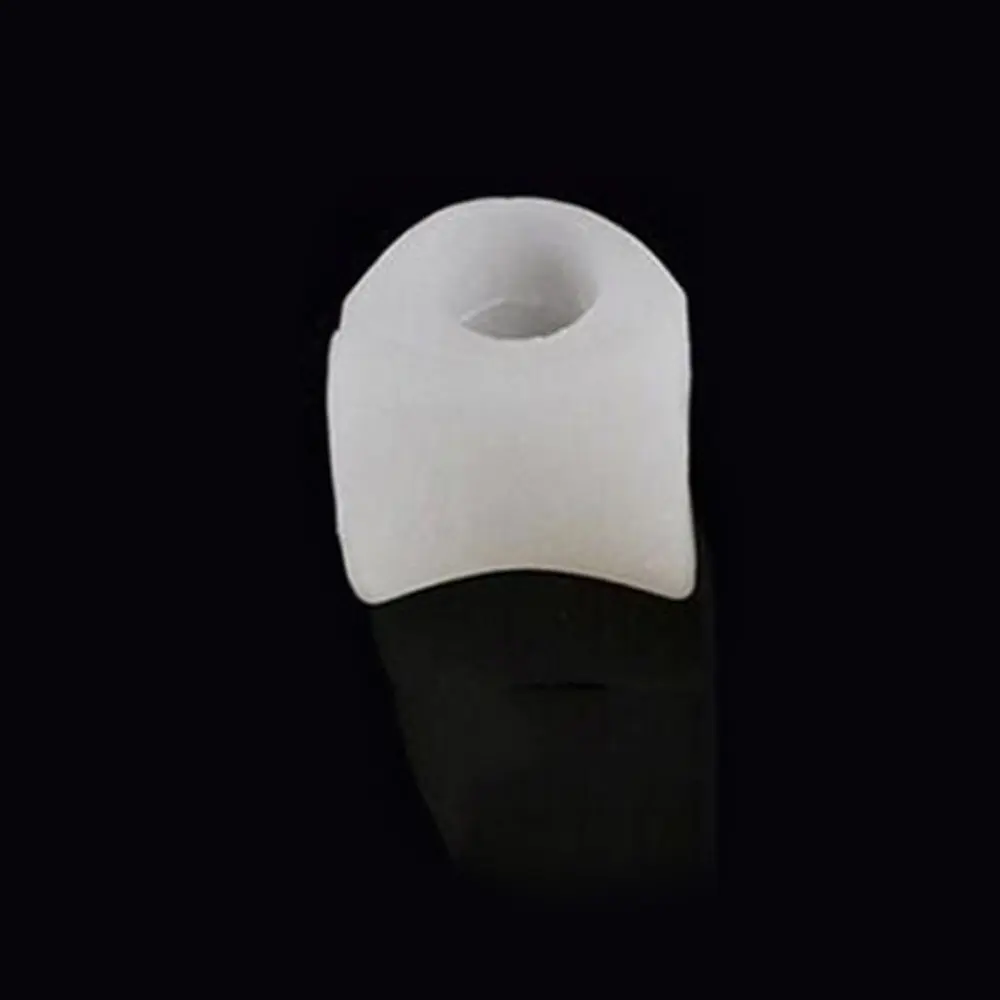 

2x Toe Spacers Bunion Gel Separators Overlapping Silicone Foot Care Tool Correctors Relief Accessories