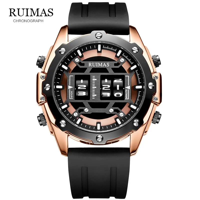 Мужские спортивные часы Rolling Time Роскошные Известный Топ бренд Мужская мода