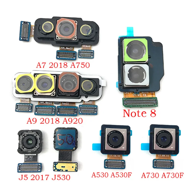 Новинка для Samsung A7 A9 A8 Plus 2018 / J5 2017 J530 Note 8 задняя большая камера гибкий кабель