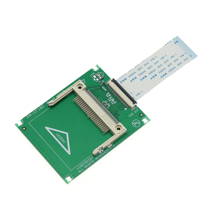 

ZIF CF adapter 1.8 inch 1.8'' ZIF CE hdd to CF Compact Flash Memory Disk adapter With 2 Cables For laptop iPod