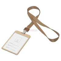 aluminum alloy card holder badge badge exhibition card factory tag lanyard company work tag