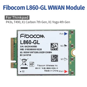 4G LTE беспроводной WWAN модуль Fibocom L860-GL M.2 MIMO карта для IBM Lenovo ThinkPad X1 Carbon 7-го поколения, P43s, T490, X1 Yoga 4-го поколения