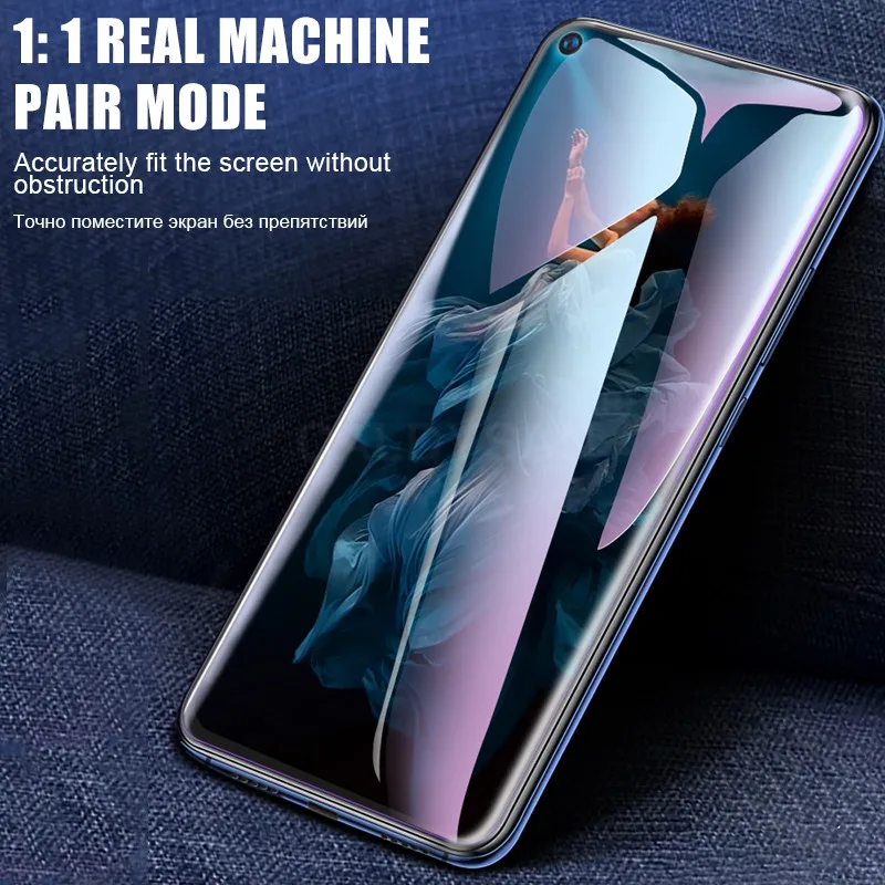 

Full Cover Protective Hydrogel Film For Huawei Honor 8X 9X 10 20 Lite 10i 20S Pro P smart 2019 Nova 5T Screen Protector No Glass