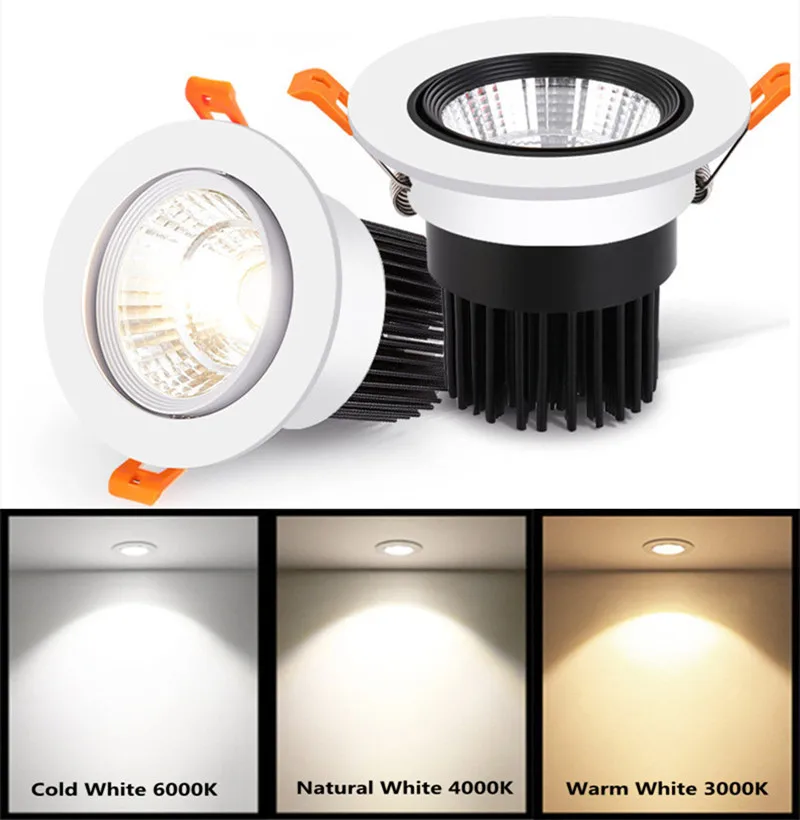 Диммируемая Светодиодная потолочная лампа COB Потолочный светильник