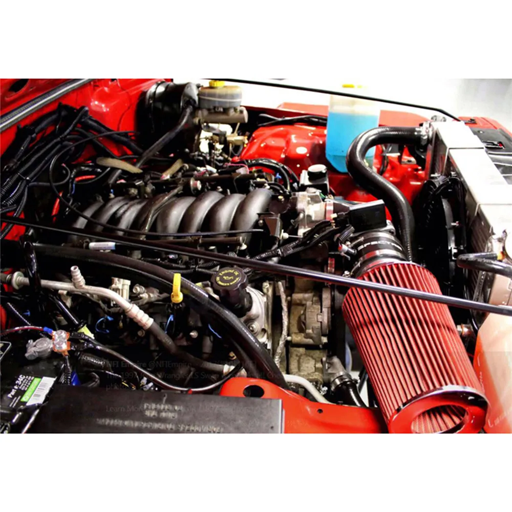 Моделирование LS3 V8 6.2L двигатель с охлаждающим вентилятором для 1/10 TRX4 Defender Blazer RC4WD