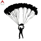Наклейка на автомобиль, водостойкая виниловая, 17 х16 см, стимуляция прыжков с парашютом, экстремальные виды спорта