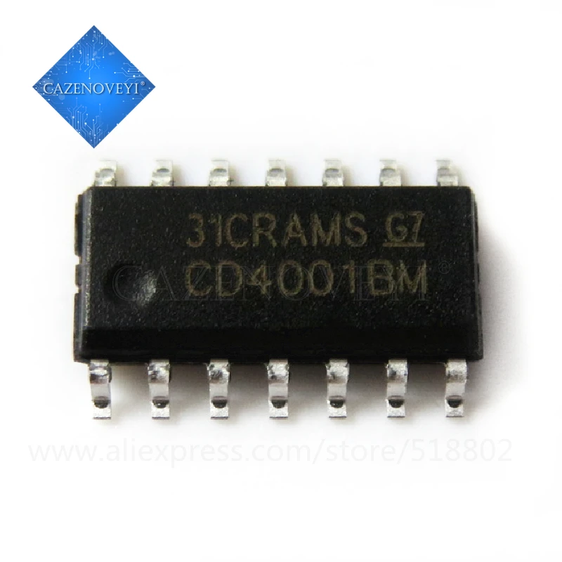 10 шт./лот CD4001BM CD40106BM CD4011BM CD4013BM CD4030BM CD4066BCM CD4066BM CD4068BM CD4069BM CD4070BM CD4075BM CD4093BM SOP