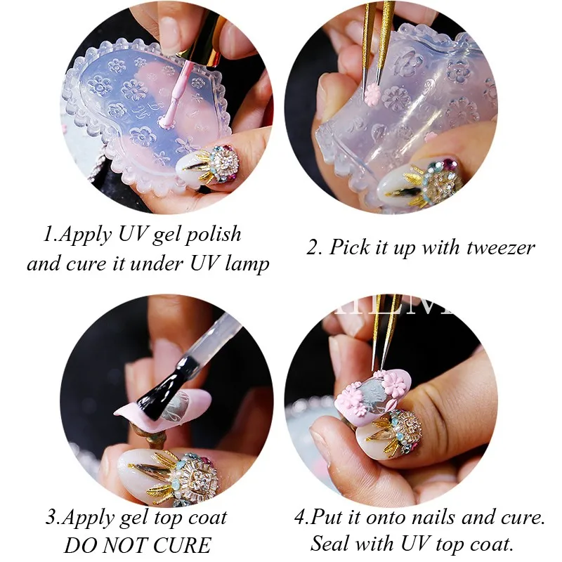 1 шт. силиконовая форма с ромашками листья полимерная для самостоятельного