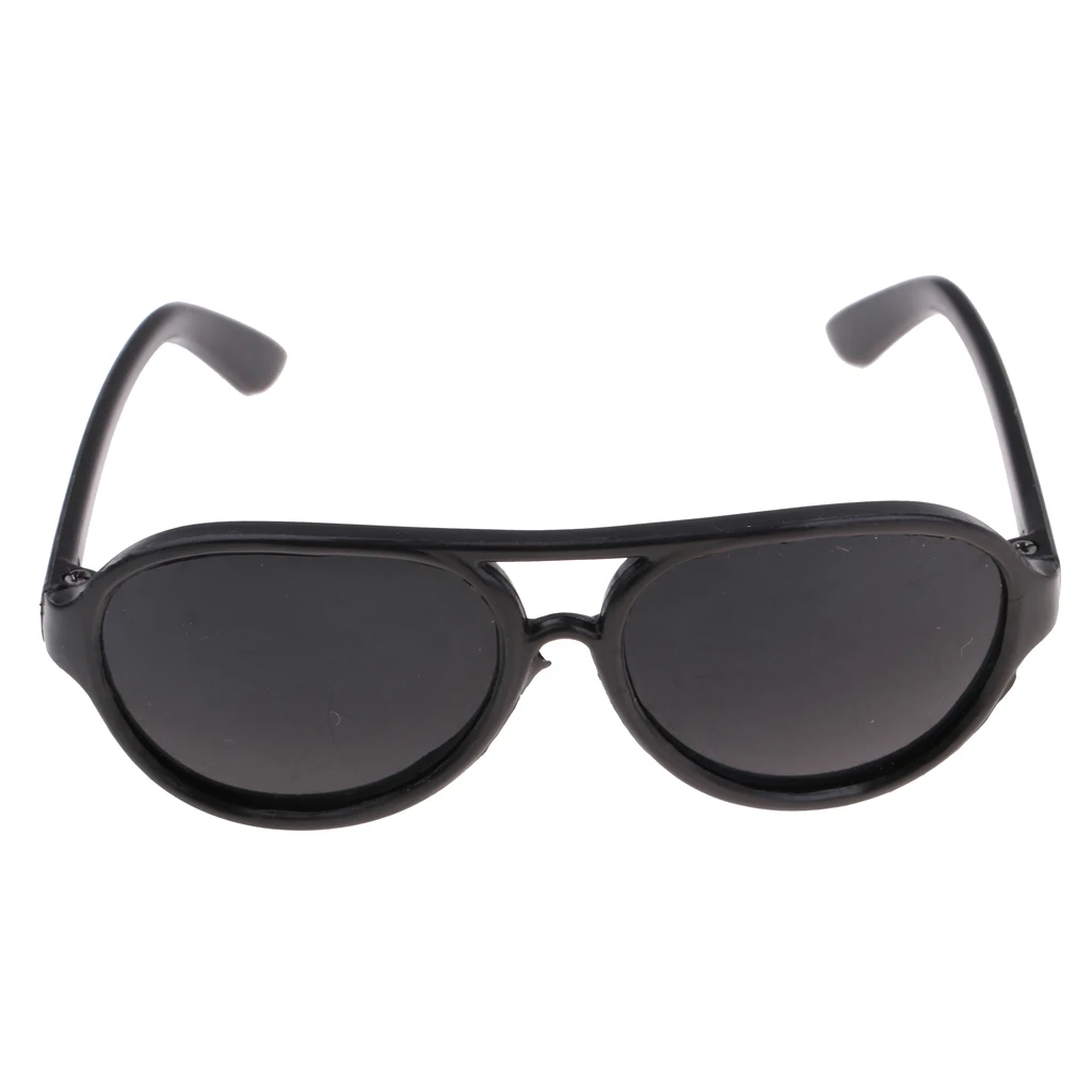 

10 inch Doll Oval Eyewear Glasses For Mellchan Doll Outfit Accs Black