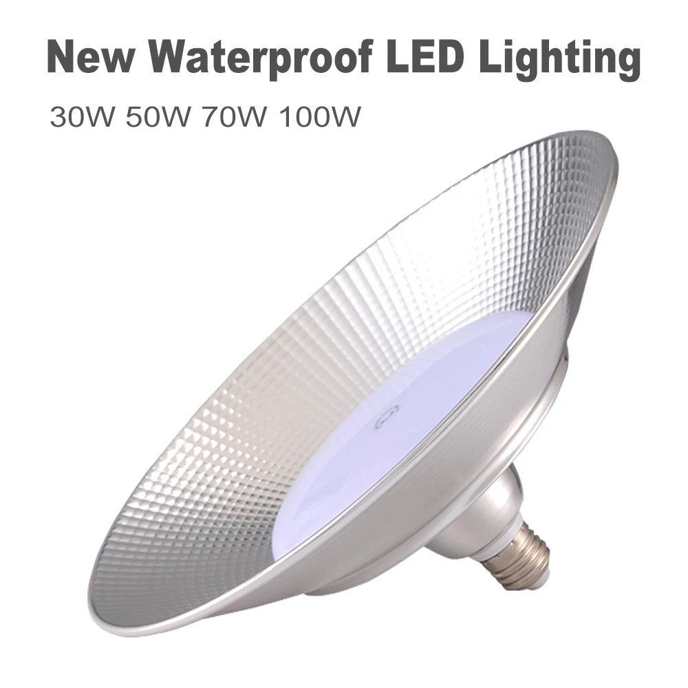 New LED High Bay Light E27 White Light Warm White 30W 50W 70W 100W Suitable For Commercial/Industrial/Office/Home Lighting Light