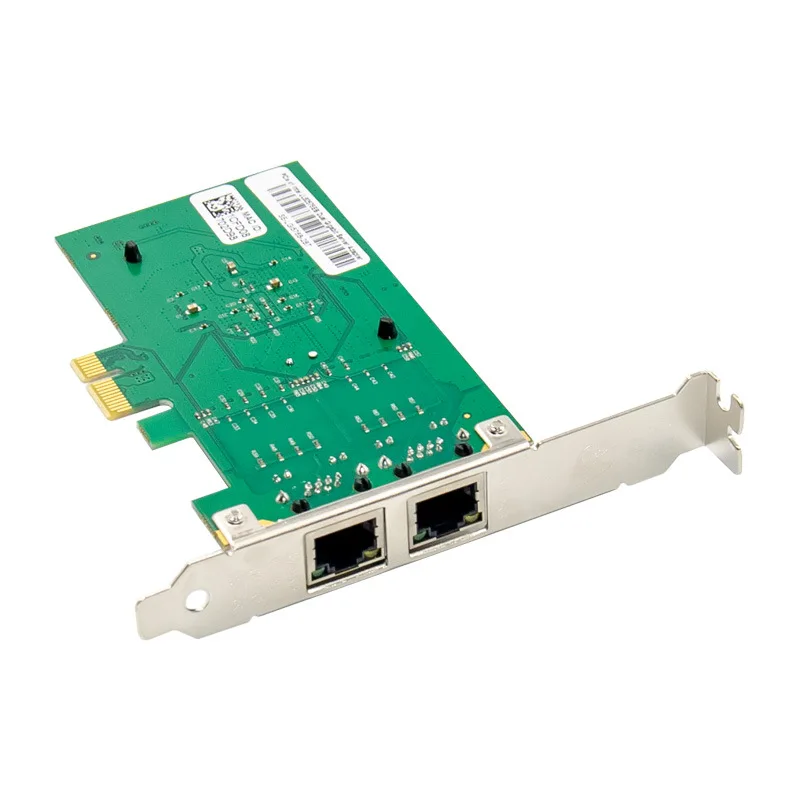 

2 Port PCIE X1 1000M PCIe Gigabit Ethernet Dual Ports RJ45 Lan Network Card Chip Intel 82576EB Networking Pci-e Ethernet Server