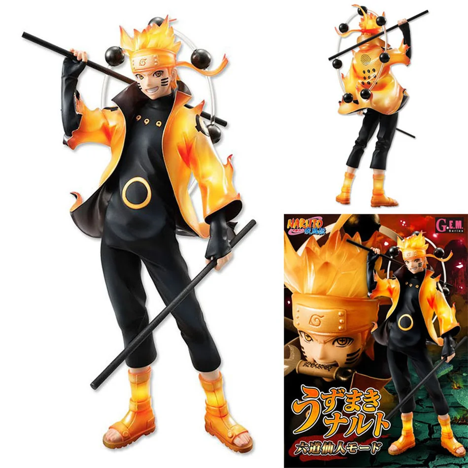 

NARUTO Anime Figures Kids Toys Rikudousennin Modo Uzumaki Naruto PVC Action Figure Collections Model Dolls Gifts for Children