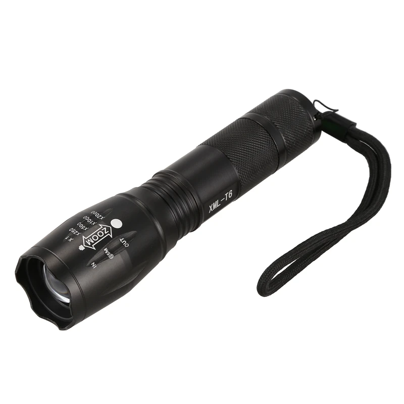 Светодиодный перезаряжаемый фонарик XML T6 фонарь 4000 люмен 18650 Аккумулятор для