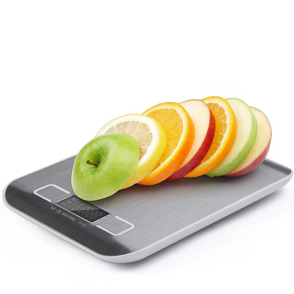 

Digital MultiFunction Kitchen Stainless Steel Scale 5kg With LCD Display Digital Kitchen Baking Cooking Scales Kitchen Supplies