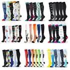 Компрессионные чулки, футбольные носки 30 мм рт. Ст., спортивные носки для гольфа на открытом воздухе, прессованные носки для медсестер, ухода, пешего туризма, бега, фитнеса