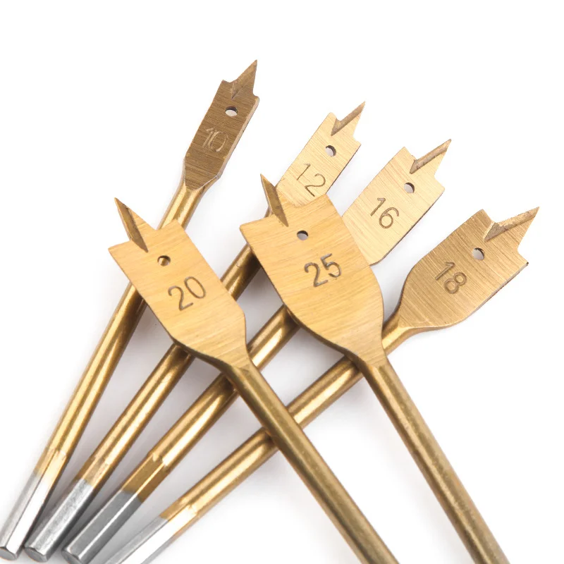 Набор лопаточных сверл из 6 шт. Плоские сверла резак для отверстий титановое