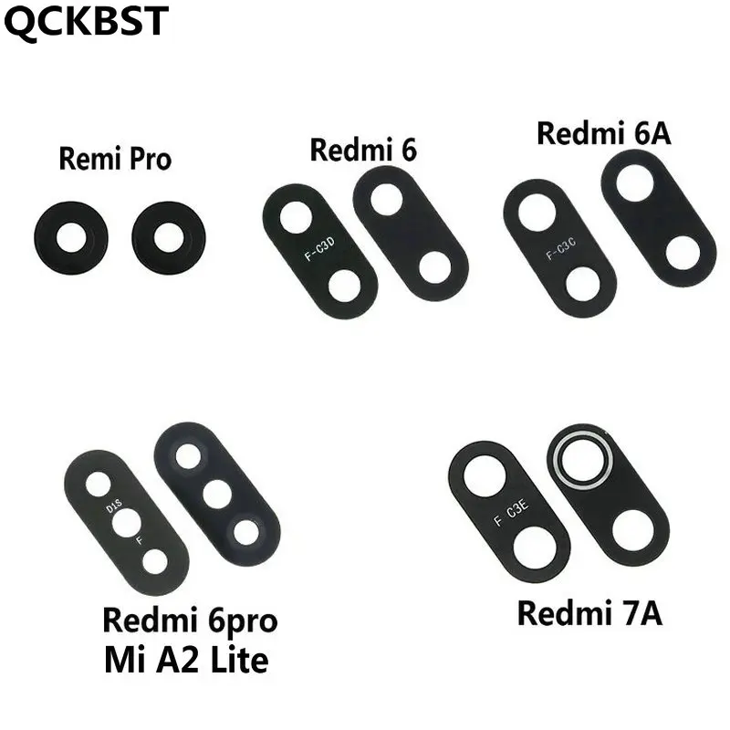Наклейка на стекло и клейкую ленту для камеры Xiaomi Redmi 6A 6 6pro Mi A2 Lite 7A 8A Note 5 5A 7 8 Pro