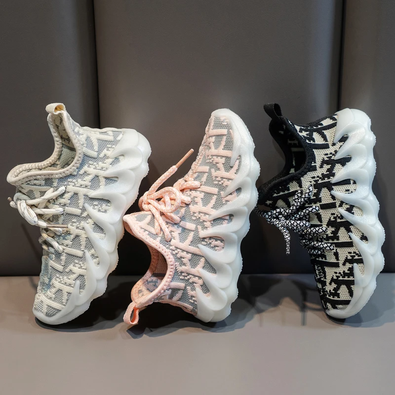 

High Quality Young Boys Casual Shoes for School Breathable Baby Girls Soft Bottom Casual Shoes Black Kids Casual Handmade Shoes