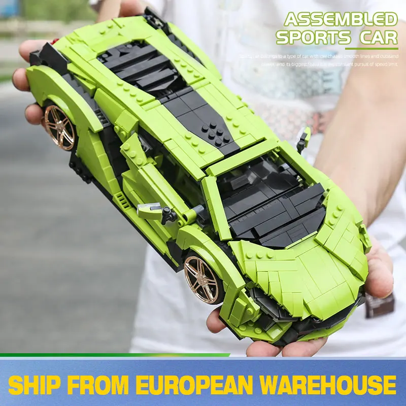 Новая модель автомобиля Lamborghinis bronador SIAN FKP37 конструктор MOC набор кирпичей Детская