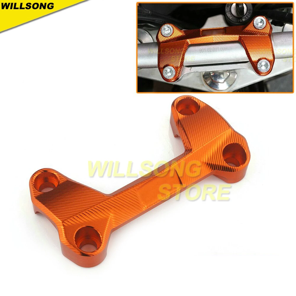 Рукоятка Top зажима Кепки руль перетащите зажим Крышка для KTM DUKE 125 200 390 Аксессуары