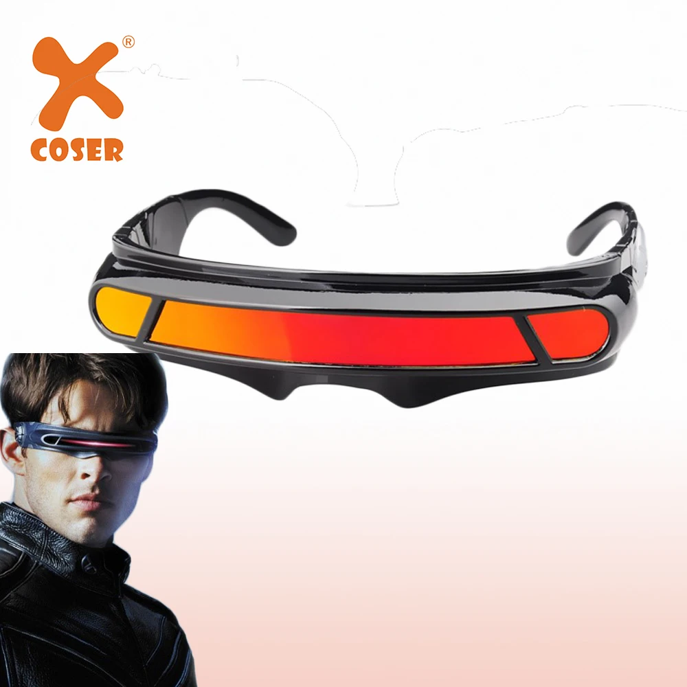 XCOSER X-men Темный Феникс очки циклопа косплей реквизит Хэллоуин реквизит аксессуары для косплея крутые солнцезащитные очки для лета высокое качество