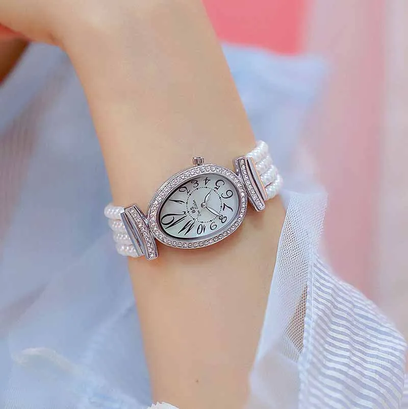 Relogio feminino Топ бренд женские часы Роскошные элегантные нарядные часы женские жемчужные наручные часы zegarek meski