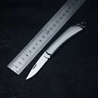 Складной мини-нож, компактный портативный стальной пилинг, быстросъемный картонный резец, кухонные предметы