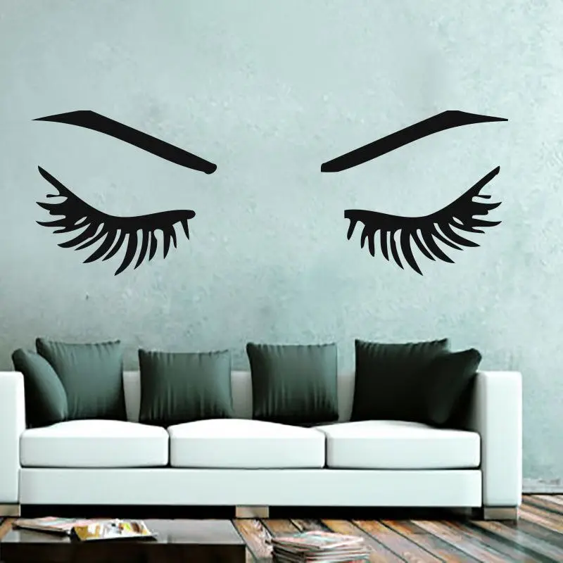 

Salon Sticker Woman Barber Hair Beauty Spa Decal Posters Vinyl Wall Art Decals Decor Decoration Mural Salon Sticker