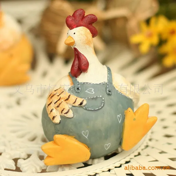 Лидер продаж пасхальные фигурки из каучука в европейском стиле куриный домик