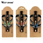 WEST BIKING велосипед ультра светильник Алюминий сплав MTB дорожный велосипедный держатель для бутылки, велосипед для катания на горном велосипеде с фиксированным Шестерни держатель для бутылки для воды